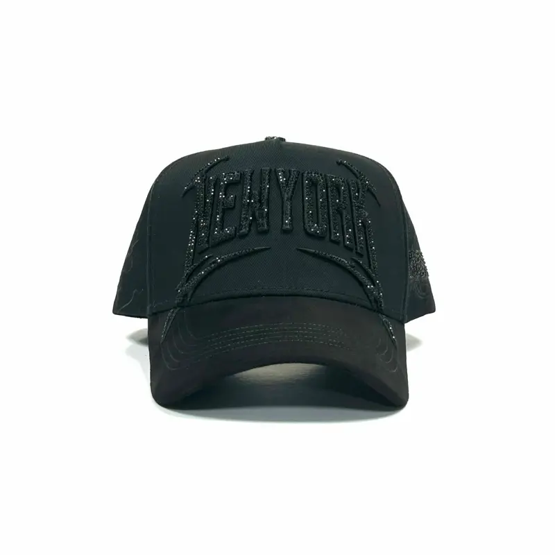 Premium quality hats Caps’fans N rayos full black