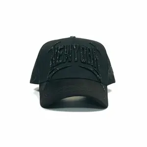 Premium quality hats Caps’fans N rayos full black