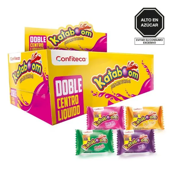 KATABOOM CHICLE DOBLE CENTRO LIQUIDO - KATABOOM -CONFITECA