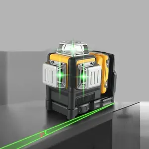12V MAX Green Line 360° Laser Level | Self-leveling laser tool | Professional for construction and tile alignment (battery and charger included) | 3x360° crosshairs