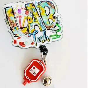 Lab Tech Retractable badge holder