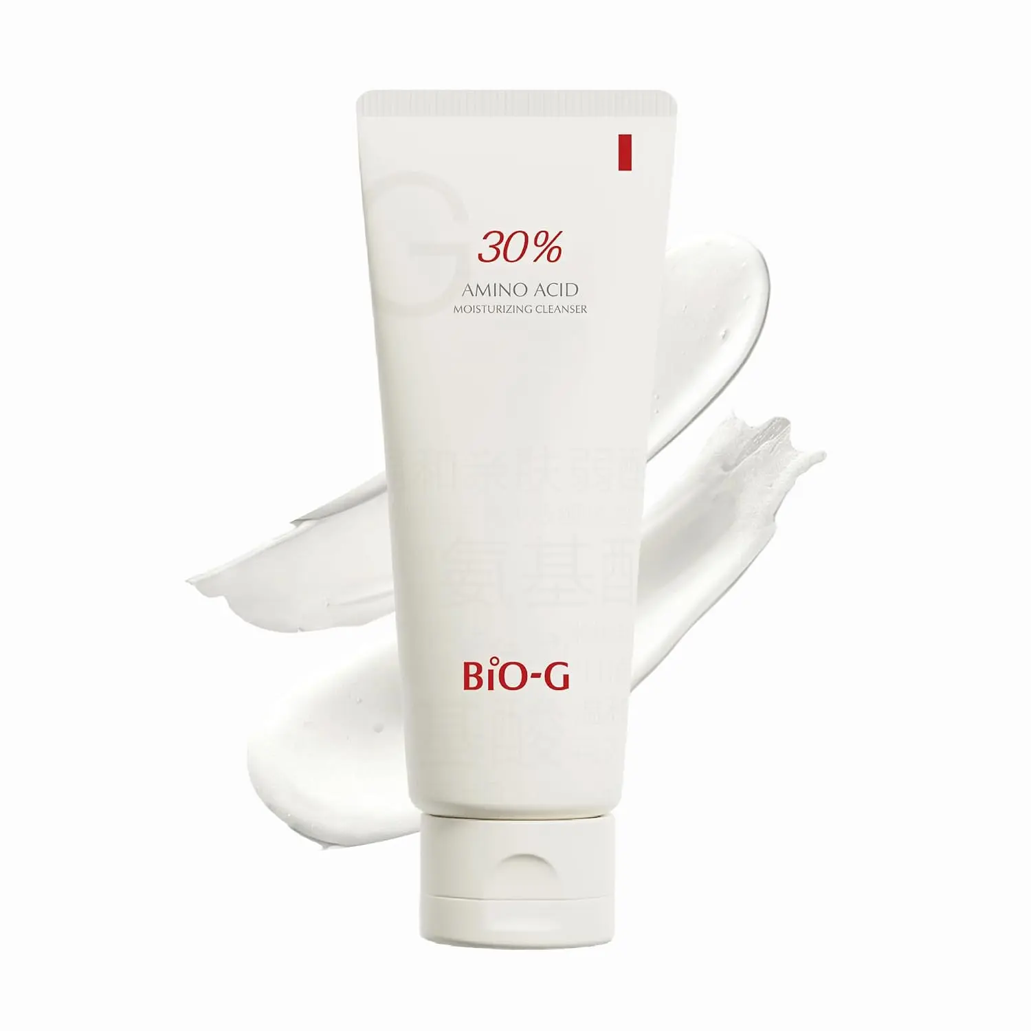 Bio-G 30% Skin Nourishing Essence Amino Acid Cleanser, Hydrating Face Wash with Ultra Fine Micro Foam, Daily Facial Cleanser, Easy Rinse Off Non Tight Formula