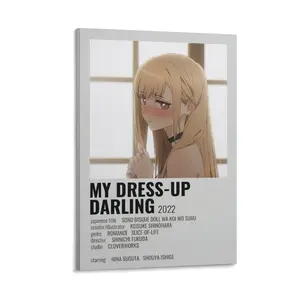 My Dress-Up Darlings Anime Poster. Home Decor Poster. Wall Art  Picture Print. Canvas Poster Bedroom Decor Sports Landscape Office Room Decor Gift Frames Ornaments Artistic Decoration Photo Hanging