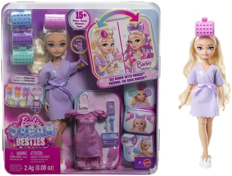 Barbie Dream Besties: Get Ready with Barbie Malibu Doll  [COLLECTIBLES] Paper Doll