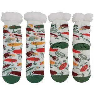 Cozy Moments Northwoods Lure Sherpa Socks