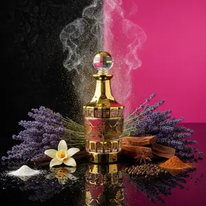 Empire At Dusk (M)/ oil base/ lavender vanilla aromatic woody fresh spicy powdery earthy sweet herbal