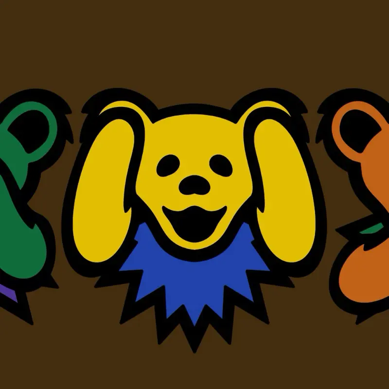 Grateful Dead Bears x See No Evil, Hear No Evil, Speak No Evil Sticker