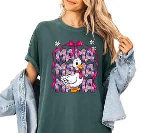 Comfort Colors Funny Mama Goose 2026 Graphic T-Shirt, Mothers Day Gift, Mothers Day Shirt, Trendy Mom Tee, Funny Mom Gift, Trendy Mama 2026, Women Clothing, Full Size, Full Color