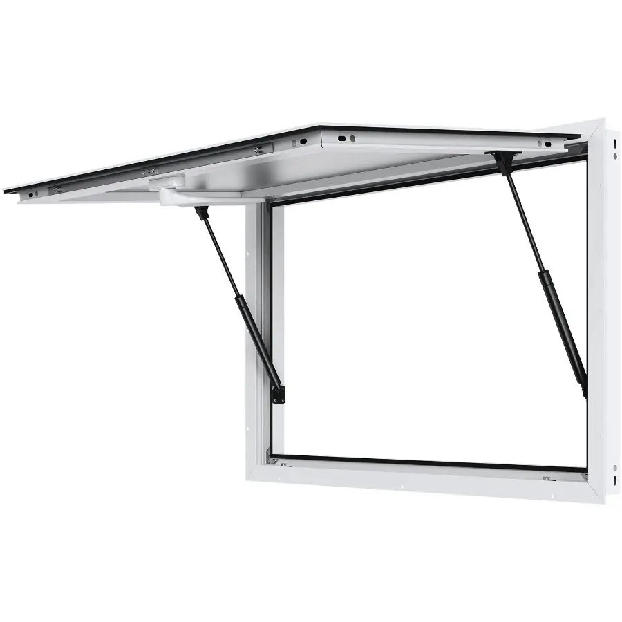 【DealsForYouDays】VEVOR Concession Window 74x40 in, Aluminum Alloy Frame Service Window for Food Truck, Up to 85 Degrees Stand Serving Window with Awning Door and Drag Hook, Rainwater Resistant for Concession TrailersVEVOR Super Brand Day