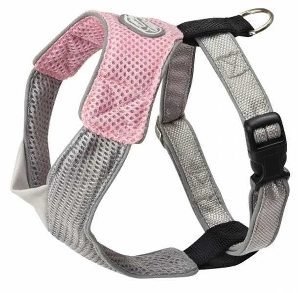 Doggles HAOMXX02 XXS V Mesh Harness - Pink-Gray