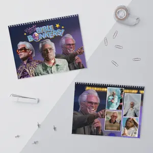 Funny Character Comedy 2026 Wall Calendar, Monthly Art Gift, Colorful Fan Collectible