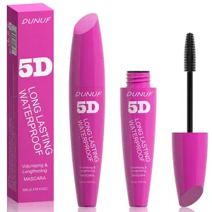 Waterproof Long Lasting Enhancing Voluminous Lengthening Mascara, 1 Count Natural Curl Eyelashes Mascara, Eyelashes Lengthening Volumizing Defining, Professional Eye Makeup Products