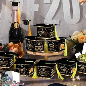 Graduation Party Decorations Set, Layered Theme, Grad Cap Candy Box, Gift Boxes, Photo Props, Table Accessories, Gift Box Design, Graduation Gifts