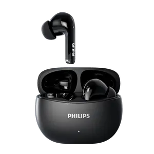 PHILIPS TAT1320 Wireless Earbuds,True Wireless Headphones,Powerful Bass with 13 mm Driver,Clear Call with AI Mic,26-Hour Battery Life,Fast Charging,Bluetooth v6.0,IPX6 Rating,Ergonomic Design,