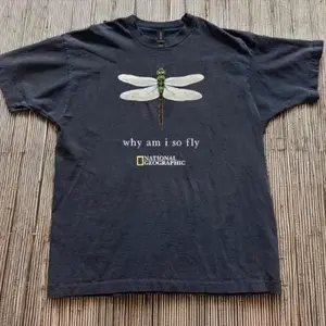 Dragonfly Tee – “Why Am I So Fly” Graphic Shirt, gift for him for her, childhood, unisex shirt, crewneck, cartoon tee