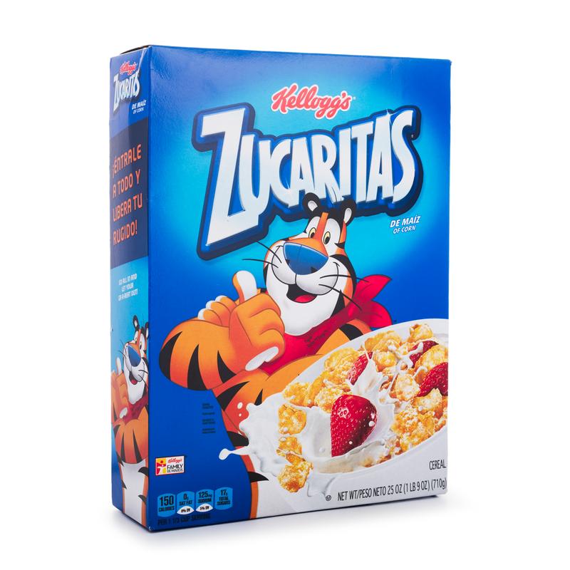 Mexican Kellogg's Zucaritas Frosted Flakes of Corn Sweetened Cereal 25 oz