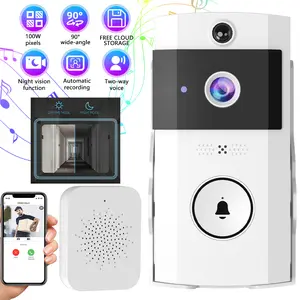 Stop Paying Ring Fees! Smart Doorbell with Free Cloud Storage, Voice Changer, 2-Way Talk, Night Vision-Home Security Video Doorbell for Women & Renters, 2-Way Talk, Night Vision, Package Theft Protection, No Subscription