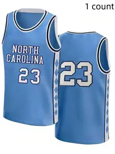 Men's Letter Embroidered Vintage Basketball Jersey, Retro Breathable Sports Jersey, Sleeveless Basketball Shirt for Training Competition, Sports Top, Breathable Athletic Top