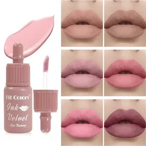 Fit Colors Matte Velvet Liquid Lipstick, Luxurious Long Lasting, Long-Lasting Moisturizing, Non-Sticky, Easy to Apply, Perfect for Parties and Dates, Birthday Gift
