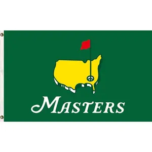 Masters Tournament Flag Augusta National Golf Poster Tapestry, 3x5ft Home Decor for College Dorm & Bedroom Walls - Indoor-Outdoor Party Banner Green Gift, Room Decor