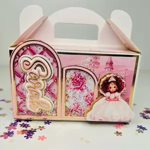 Pink Princess Shaker Gable Gift Box
