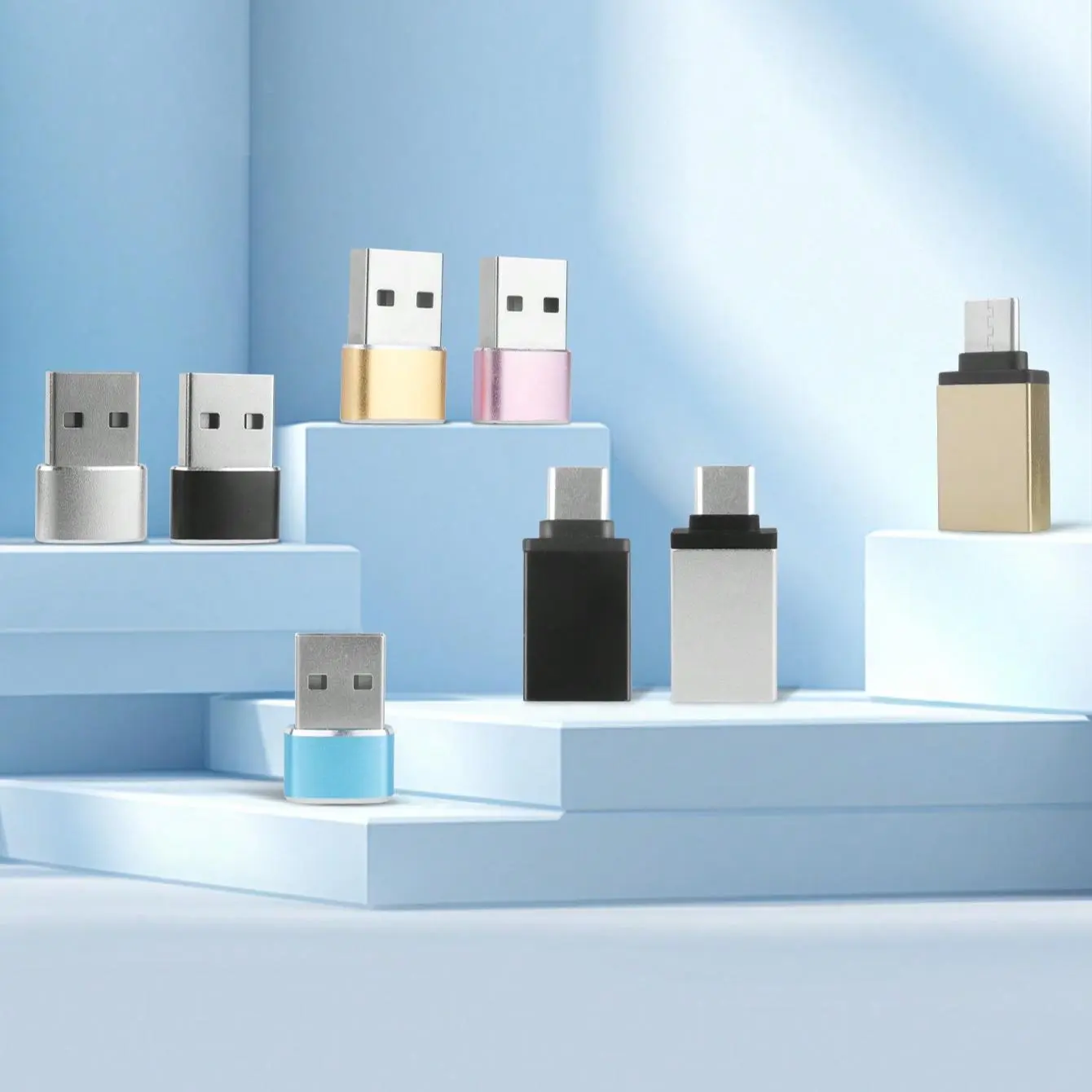 USB-C to USB-A Adapter, Bidirectional Switch, Compact Size Adapter, Quick Connect Adapter, Supports Charging & Data Transfer, Plug & Play for Phones, Laptops & Travel, USB C Compatible, USB C Connection, Accessories