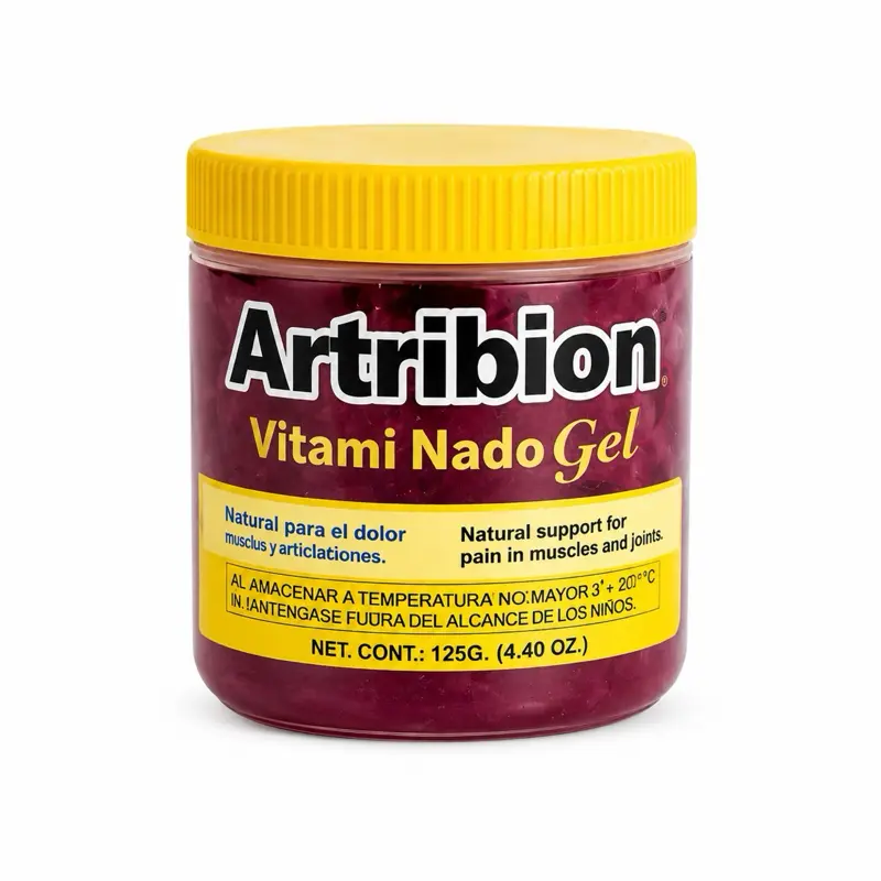 Gel Artribion Vitaminado – Warming Body Massage Formula for Relaxation & Skin Care, 125 g