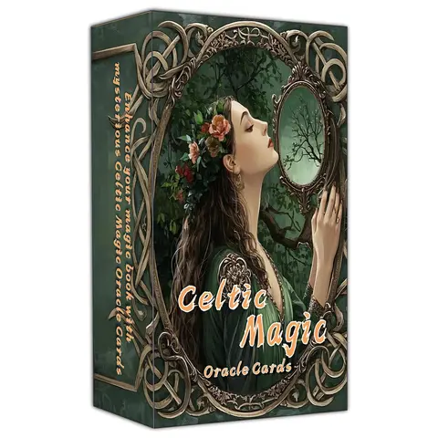 Celtic Magic Oracle Cards, Paper, Tarot Card, Oracle Cards for Beginners, Holistic Affirmations Wicca, Perfect for Creating a Magical and Personalized Deck, Create Your Magical Deck for Spiritual Practice, Reading