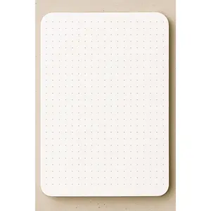 A6 Dot Grid Notepad - 4 Pack (4.1" x 5.8") Small Dotted Memo Desk Pads, Premium Paper with Cardboard Back Support, Ideal for Note-taking, Planning, Sketching and Journaling
