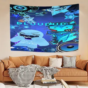 This Bluudud Forsaken, decorative tapestry background cloth thickened soundproof tapestry, velvet thermal tapestry, bedroom living room office decorative tapestry, fine and beautiful printing, the perfect Christmas gift for family and friends.