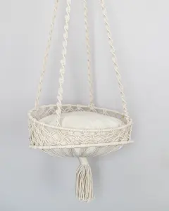 Milo Hanging Handmade Macrame Cat Bed