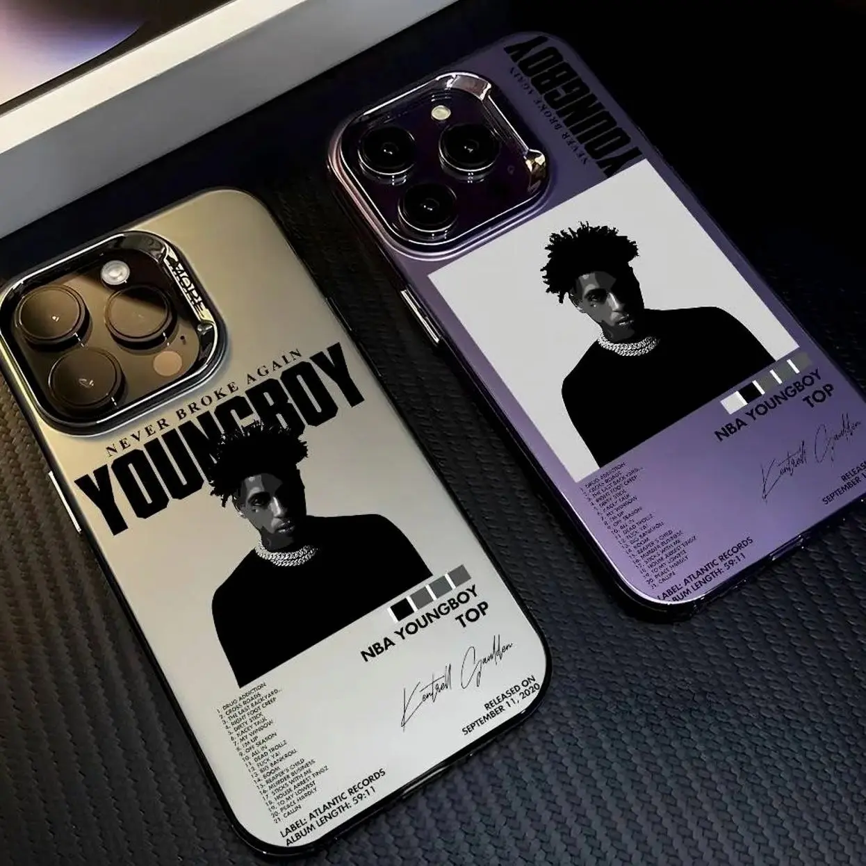 Rapper Y-YoungBoy Phone Case Compatible with iPhone 17, 16, 15, 14, 13, 12, 11, X & Galaxy.
