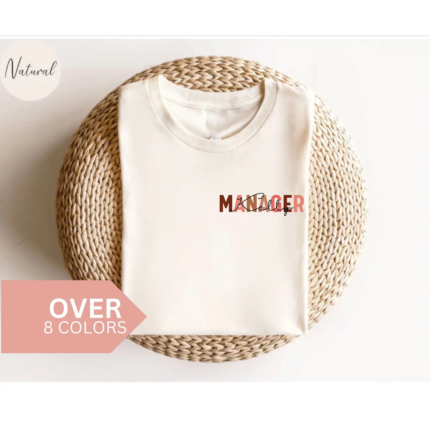 Personalized Manager Shirt, Custom Manager T-shirt, Manager Gift, Manager Tshirt, Office Manager T shirt, Manager Tee with Name