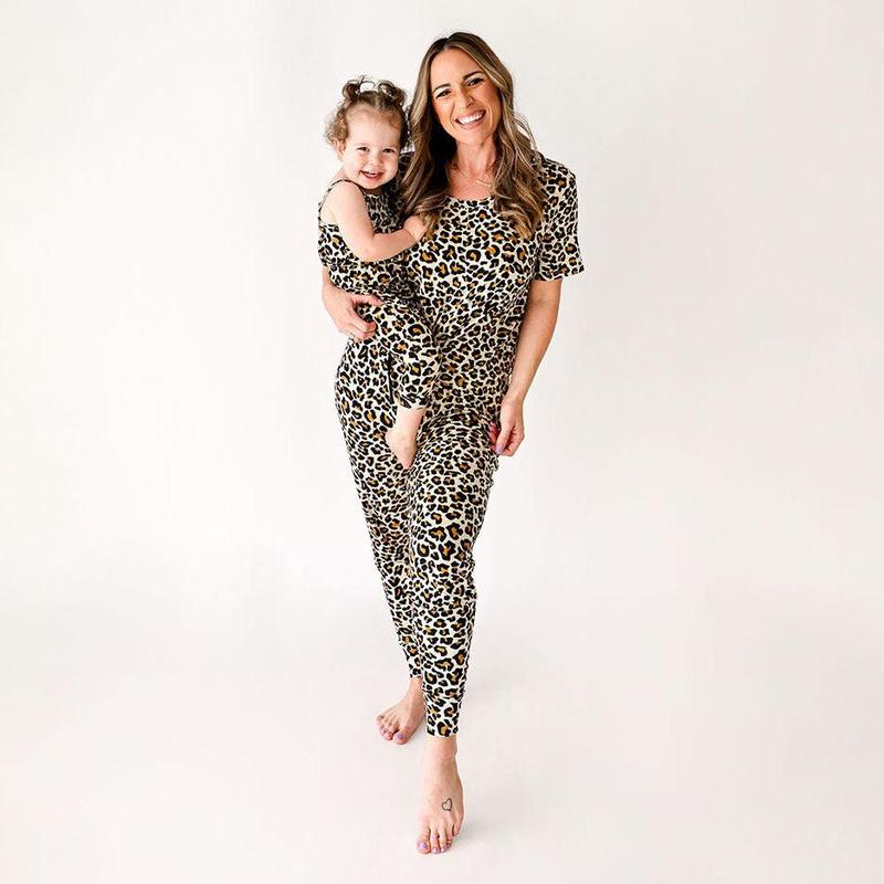 Lana Leopard Tan Women’s Shortsleeve Scoop Tee