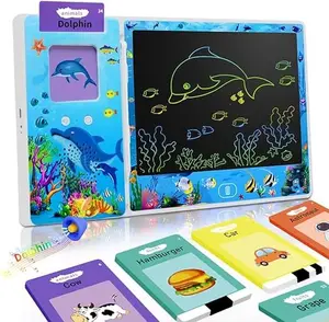Talking Flash Cards with LCD Writing Tablet for Toddlers 3-5 - Speech Therapy Toys for Autistic Kids - 224 Sight Words Educational Cards