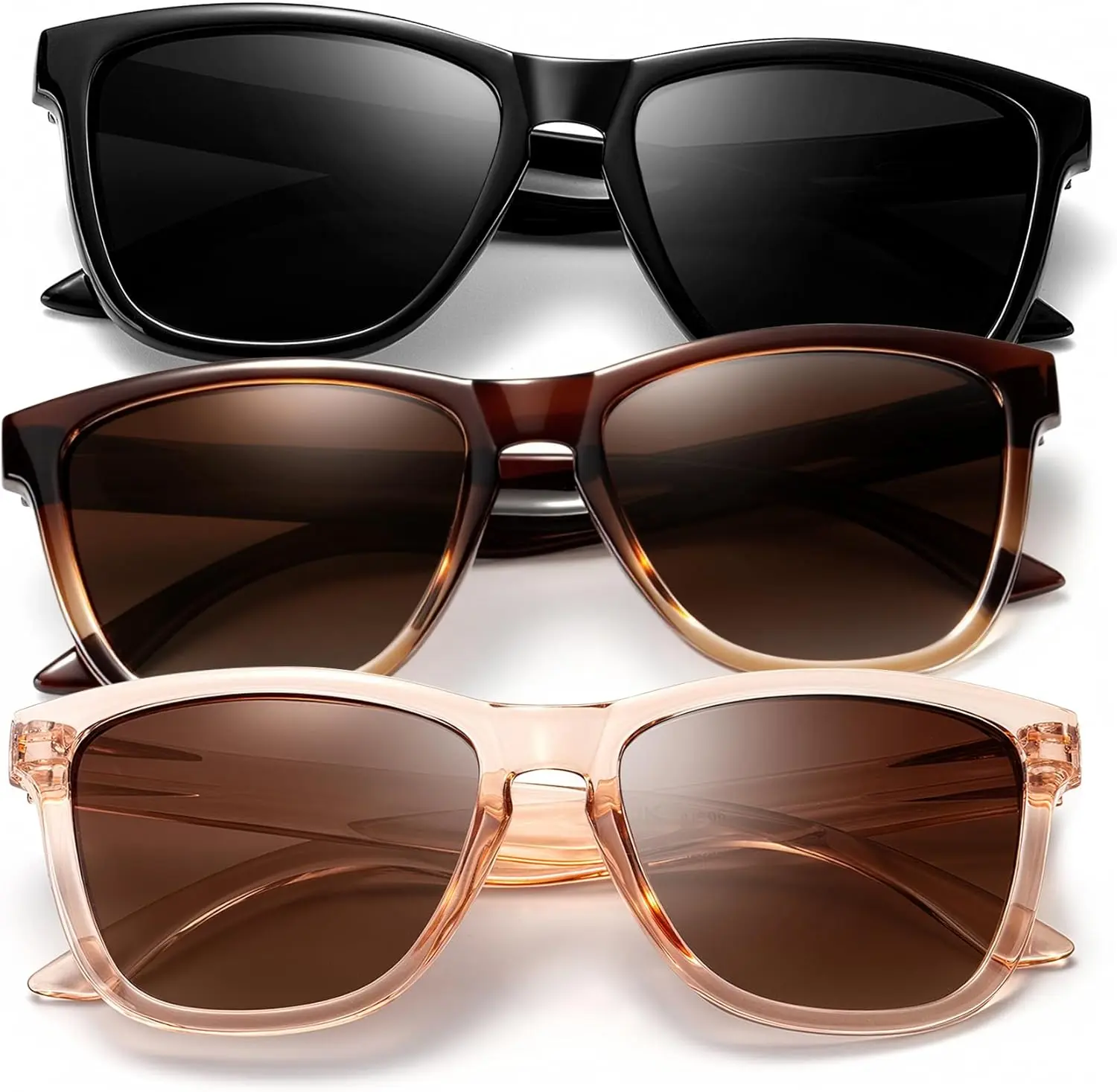 A05-Black/Gradient Brown/Clear Brown