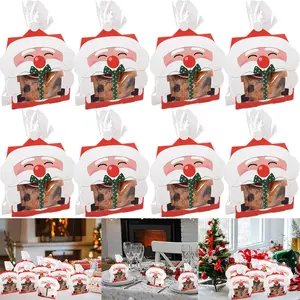 Christmas packing candy box Santa 8 / set 1