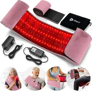 LifePro AllevaRed HSA/FSA Eligible Red Light Therapy Belt | 660nm + 850nm Near-Infrared LED Wrap | All-in-One Postpartum Wellness & Recovery Belt | Supports Muscle Recovery, Circulation & Relaxation | Rechargeable Remote-Controlled Belt