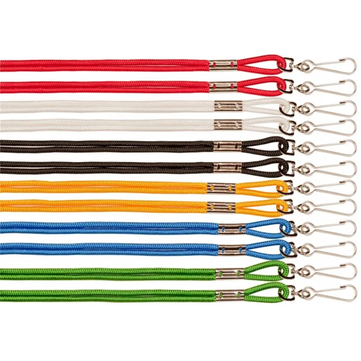 Champion Sport Heavy Nylon J-Hook Clip Badge Lanyard - 22 in. Secure Hold Lanyard Badge Holder with Whistle, One Size, Ideal for Sports Users & Athletic Activities