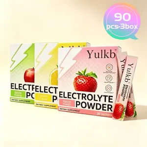 Sugar-FreeHydrationMultiplier -Hydration Drink-Convenient Single-Serving ,Gluten Free, Vegan,Zero-Convenient,Vitamin & Mineral Electrolytes|-30Servings Sugar-Free HydrationPackets[Hydration + Immunity-Apple, Strawberry, and Lemo Flavors]-30pcs