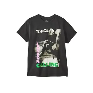 Unisex Vintage Style The Clash London Calling T-Shirt, Classic Rock Band Tee, Graphic Tee, Unisex Shirt
