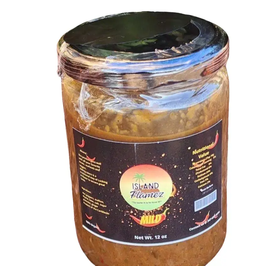 Island Flamez Mild Sauce: For BBQs, Cookouts, and Every Meal - Adds Flavor and Taste