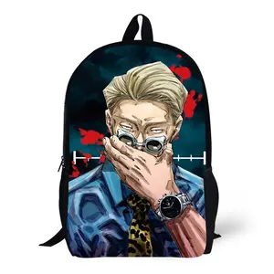 Jujutsu Kaisen Anime Casual Backpack Laptop Backpack Travel Hiking Lightweight Rucksack Daily Essentials Camping Daypack Gojo Yuta