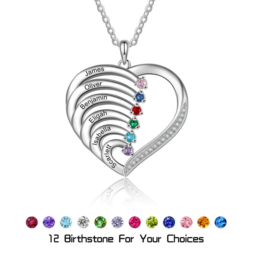 Personalized heart necklace pendant Personalized heart necklace pendant