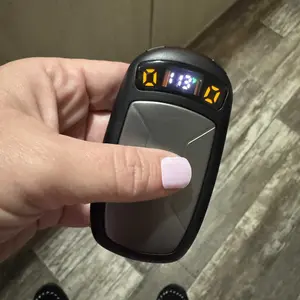 Emergency Rechargeable Hand Warmers with COB Light, 2 Pack Portable Magnetic Electric Hand Warmers, 12hrs Long-Lasting Warmth, Double-Sided Heating, Pocket Size, Outdoor Heater, Winter Gifts for Women & Men