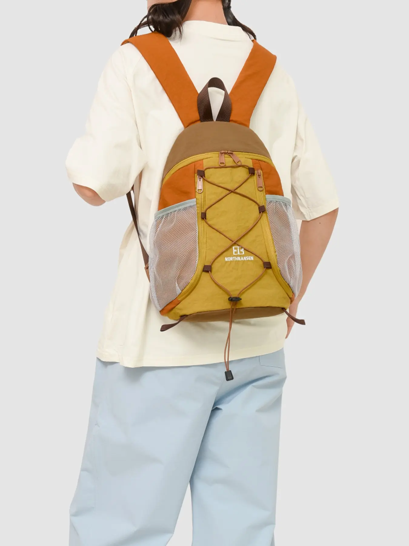 1pc  Women's lightweight backpack with contrasting color backpack zipper closure, fashionable and versatile, suitable for travel, commuting, outdoor hiking, lightweight women's backpack Travel Backpacks Casual Travel Backpack