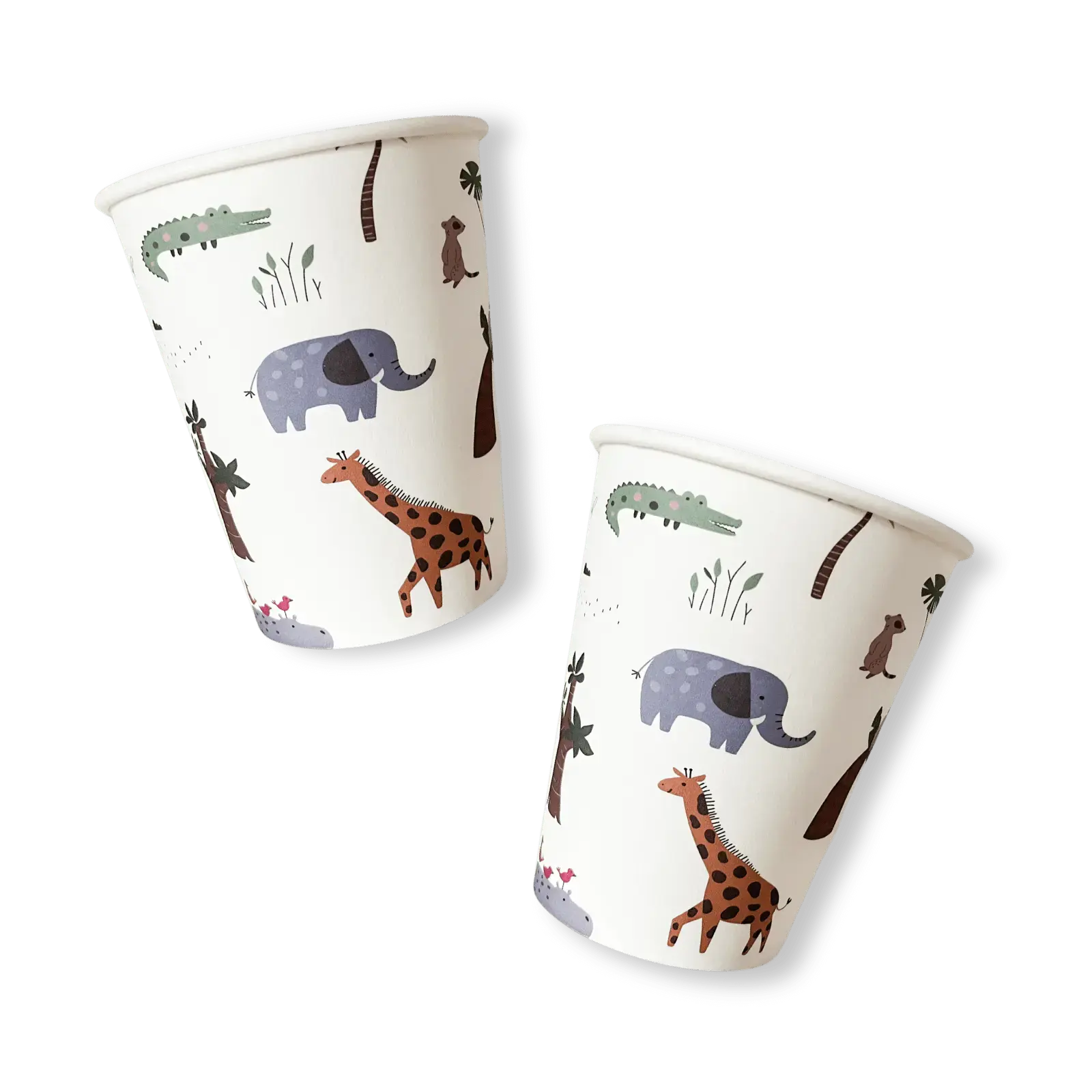 Jungle Safari Disposable Cups (8pcs)