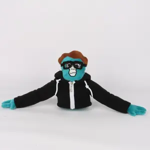 Hot Selling Gorilla Tag Plush Toy Funny Monkey Soft Stuffed Doll Cartoon Pillow Kids Birthday Gifts