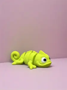 Articulated Chameleon – 3D Printed Flexible Toy