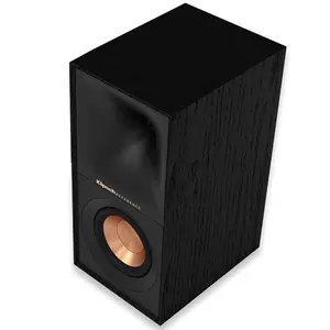 Klipsch Reference Next-Generation R-40M Horn-Loaded Bookshelf Speakers with 4 Spun-Copper Woofers for Best-in-Class Home Theater Sound in Black